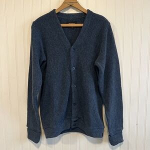 Brixton Cardigan Sweater Men‎ Medium Blue